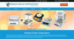 Desktop Screenshot of indmanscale.com