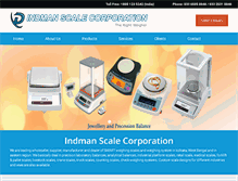 Tablet Screenshot of indmanscale.com